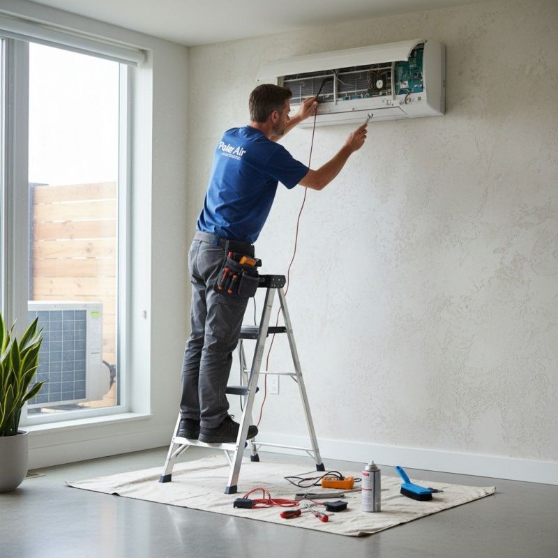 Local Ductless Ac Maintenance pros at work